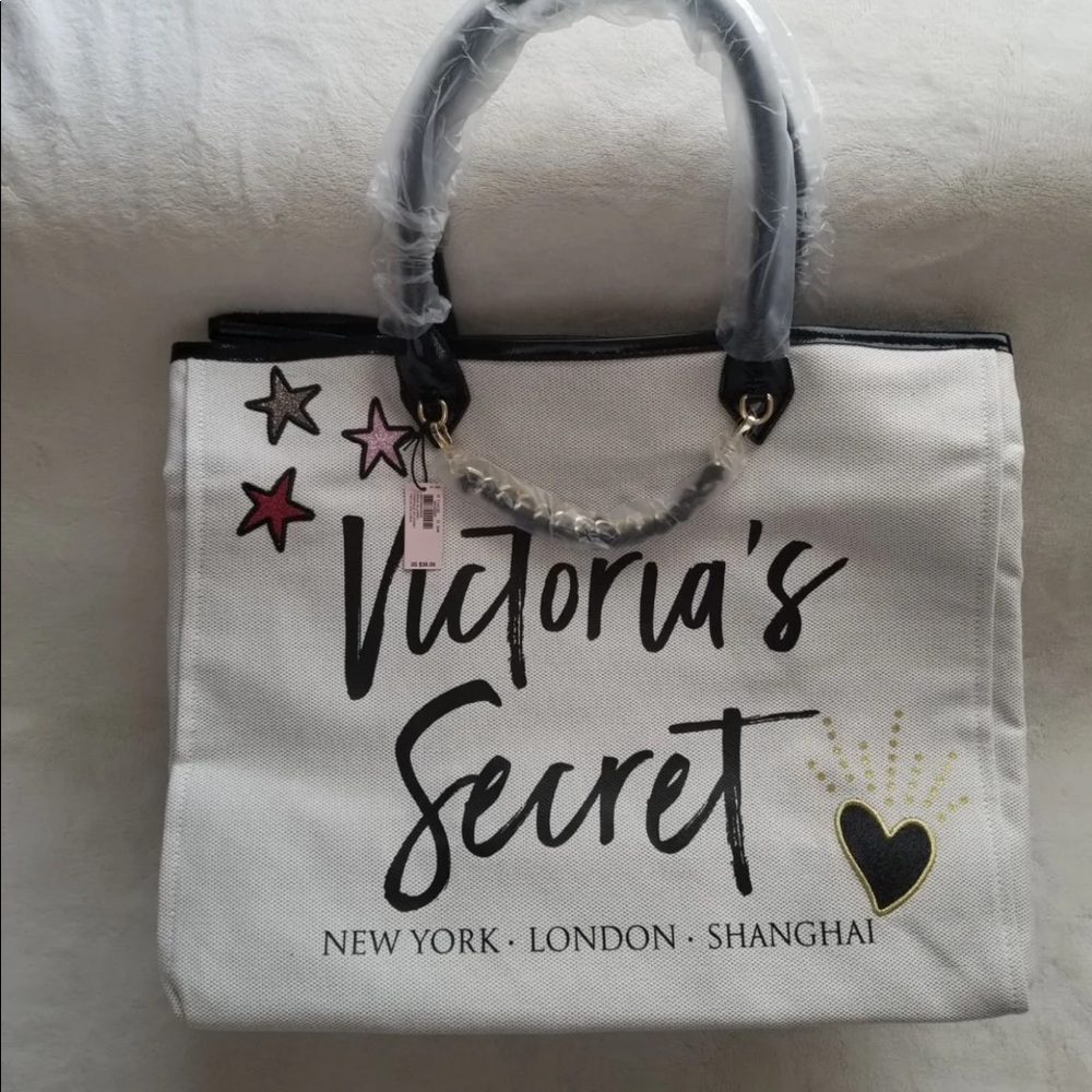 VS Angel City Cream Tote